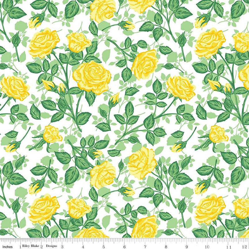 Friendship Florals - Roses White | C15841-WHITE