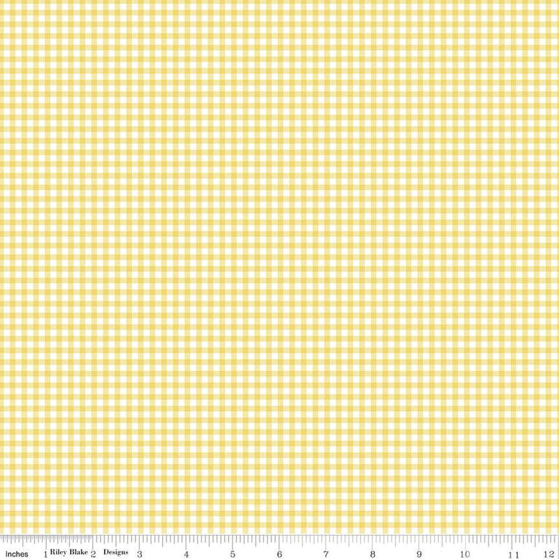 Friendship Florals - Gingham Yellow | C15845-YELLOW