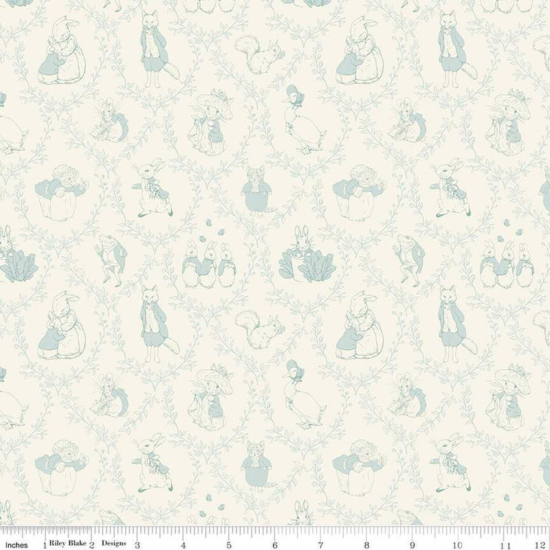 Peter Rabbit & Friends - Toile Cloud | C15863-CLOUD