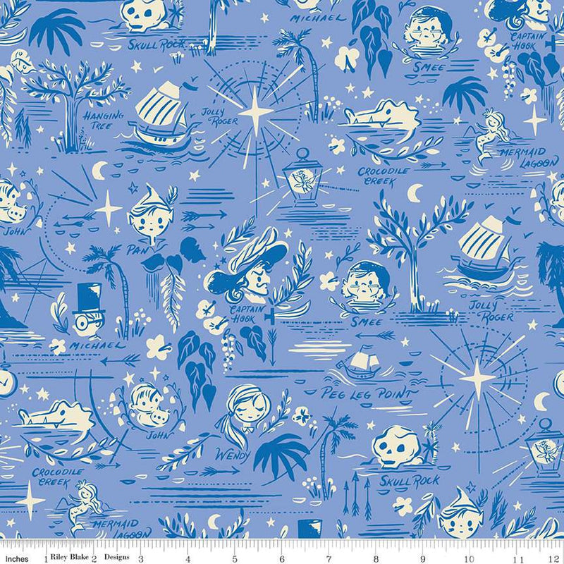 Forever Neverland - Map Periwinkle | C15902-PERIWINKLE