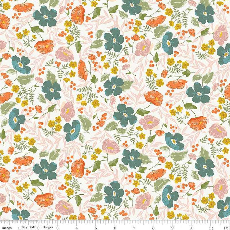 Winged Medley - Boho Blooms Cloud | C15912-CLOUD
