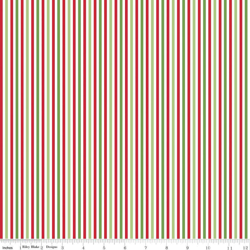 Stripes -  1/8" Christmas | C495-CHRISTMAS