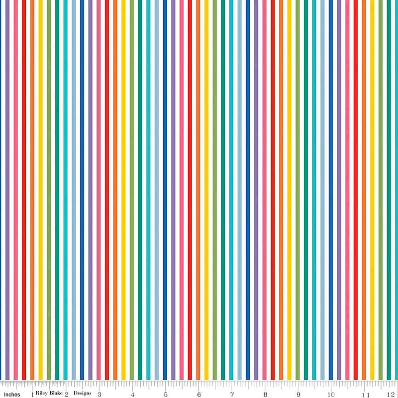 Stripes - 1/8" Rainbow | C495-RAINBOW