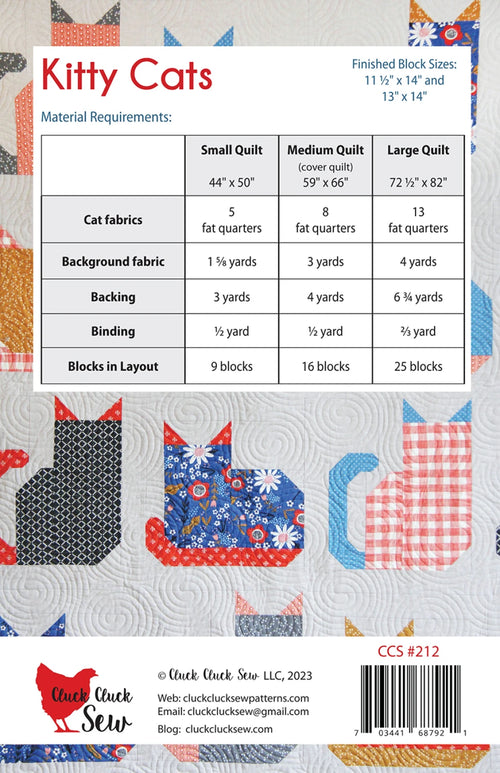 Kitty Cats | Cluck Cluck Sew
