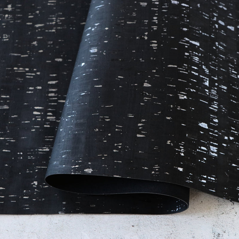 Sallie Tomato - Pro Cork 1/2 Yard | Black Silver Fleck