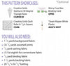 Cut Loose Press | Blooming Sunset Tablerunner