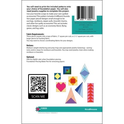 Paper Pieced Jewelry Vol. 1 | Carolina Moore