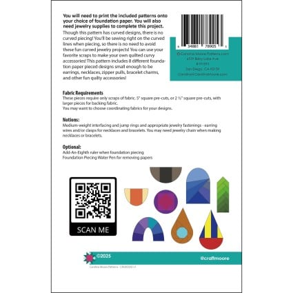 Paper Pieced Jewelry Vol. 2 | Carolina Moore