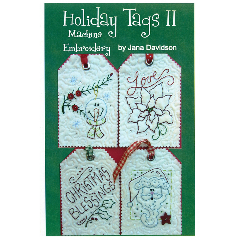 Turnberry Lane - Holiday Tags II Machine Embroidery Pattern | MME124