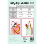 Everyday Quilted Tote | Knot + Thread Design