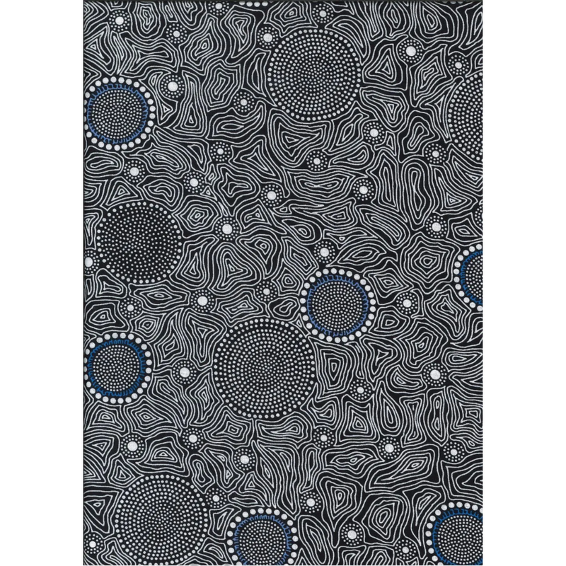 Wild Bush Flowers Dreaming - Black | WBFDB