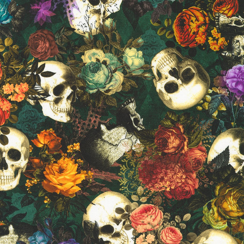 Dreadful Delights - Floral Skull Nightfall | SRKD-22474-231