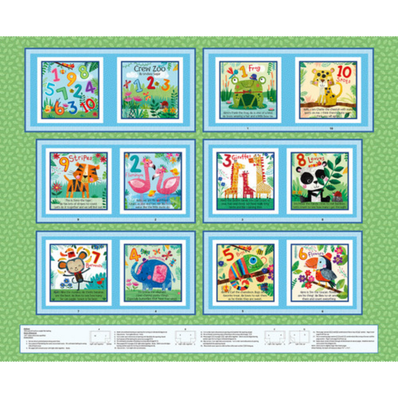 Zoo Crew - Zoo Crew Book Panel | 3871P-66