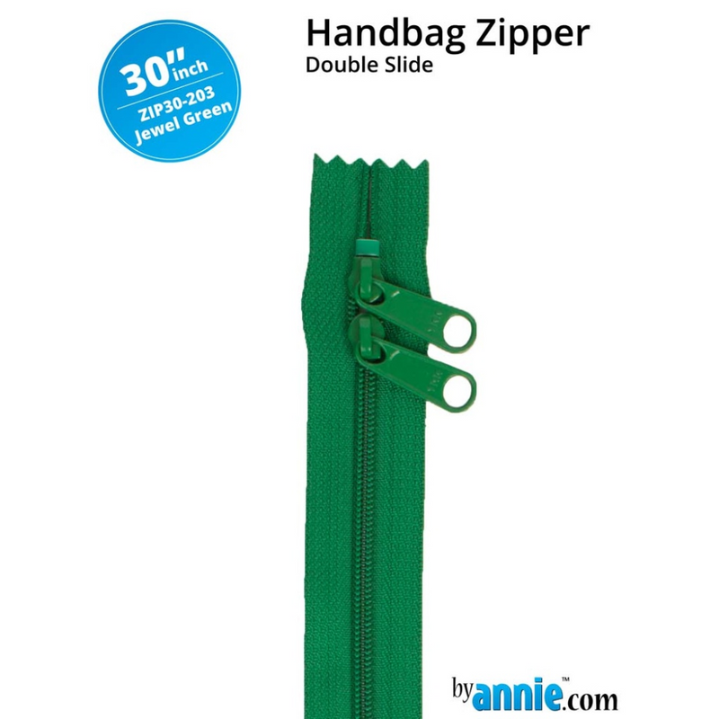 By Annie - 30" Zipper | Jewel Green