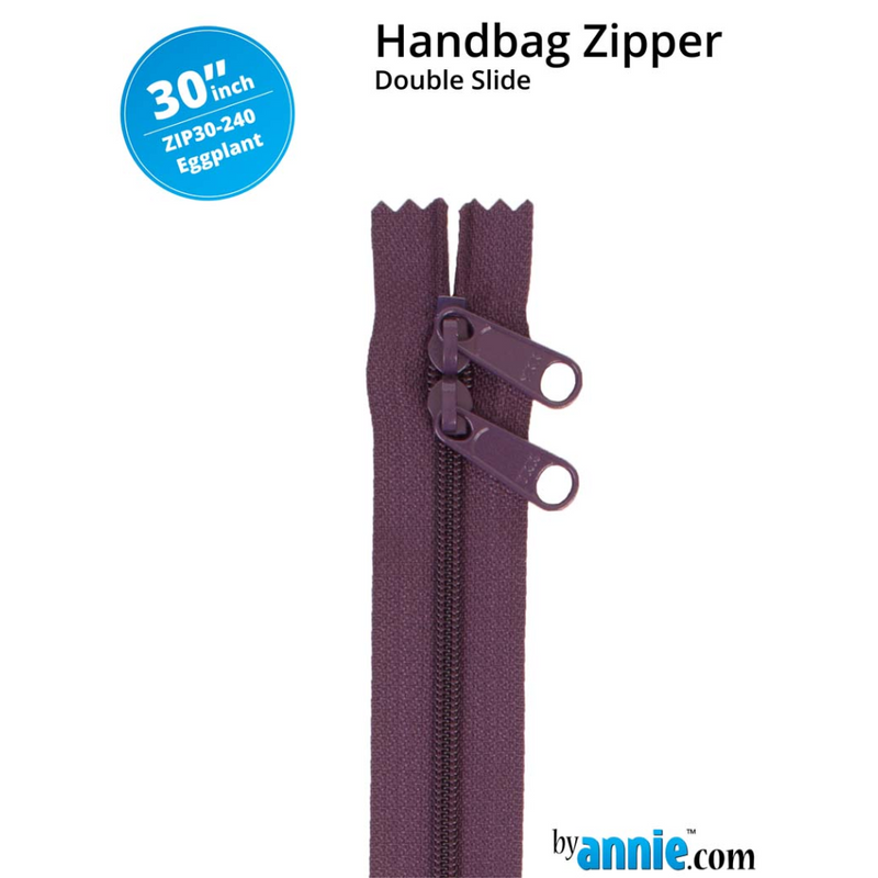 By Annie - 30" Zipper | Eggplant