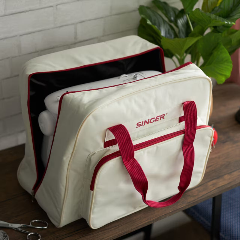 Singer - Machine Carrying Case | Cream & Red