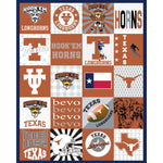 College Micro Minky - University of Texas T-Shirt Panel | TX1362