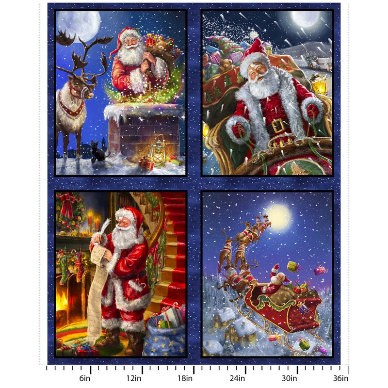 Christmas Eve Journey - Santa's Journey Panel | 20876-PNL