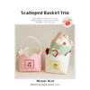 Scalloped Basket Trio | Minki Kim