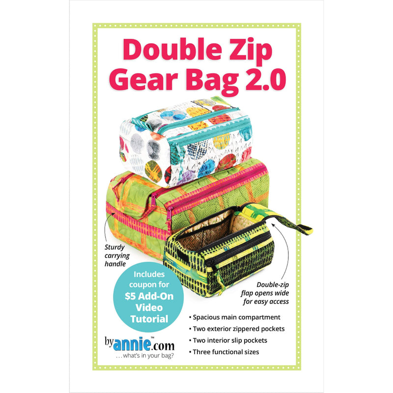 Double Zip Gear Bag 2.0 | By Annie