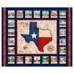 All Texas Shop Hop 2025 - Texas Map Panel | 30884 -X