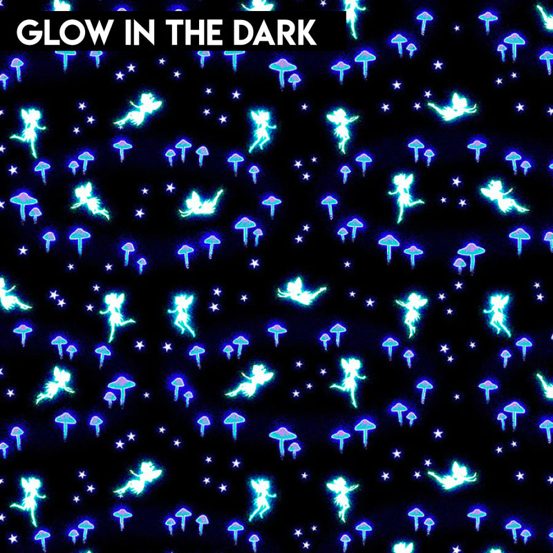Magic Moon Garden - Fairy Rings Black Glow in the Dark | 794G-99