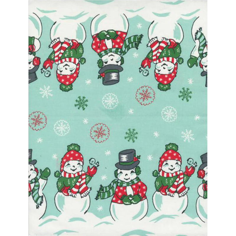 16" Toweling - Retro Holiday Snowman | 920-309