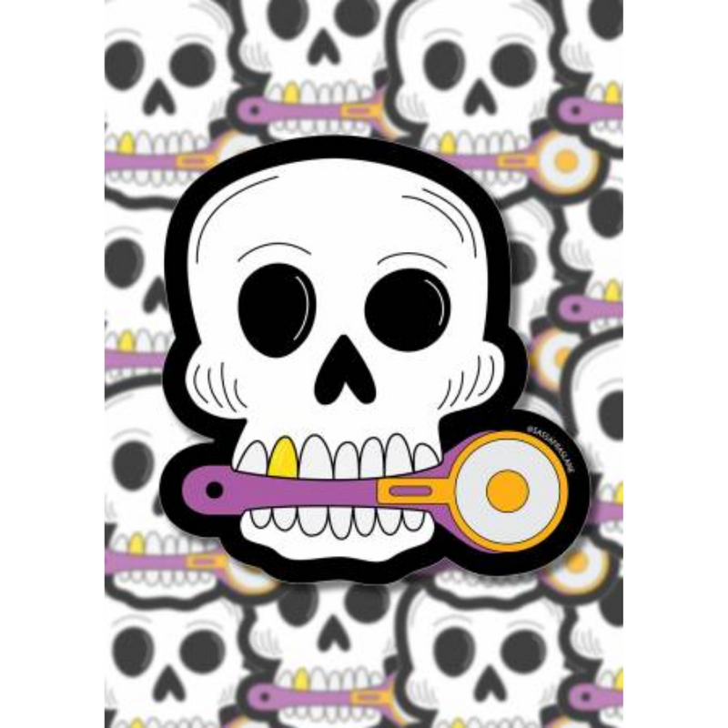 Sassafras Lane Designs - Skull + Rotary Cutter
