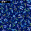 All Texas Shop Hop 2025 - Bluebonnets Minky Navy  | 30892 -NMINK