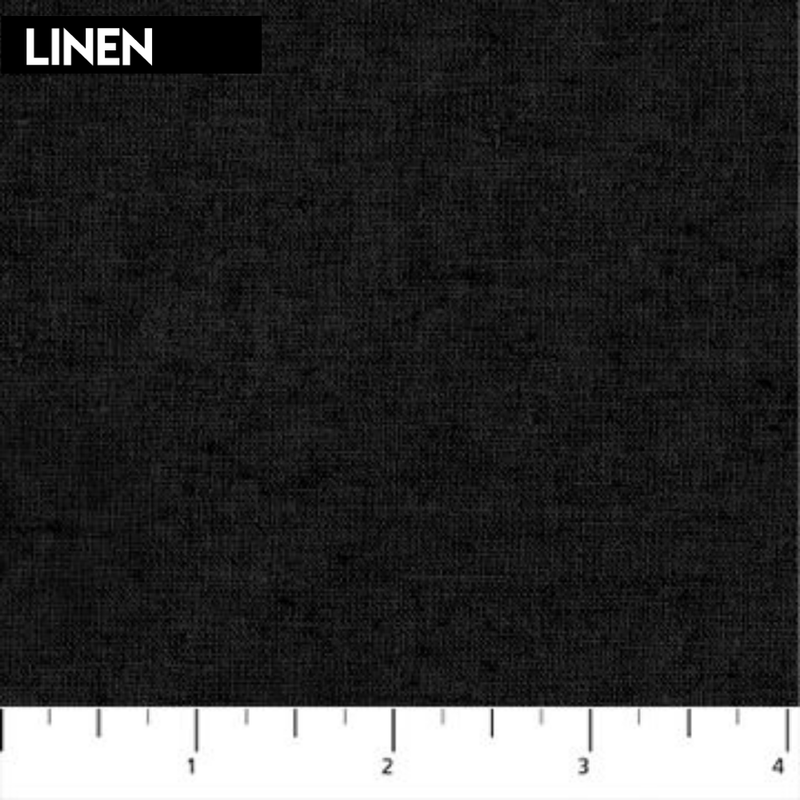 FIGO Tint Cotton Linen - Solid Black | CL90450-99