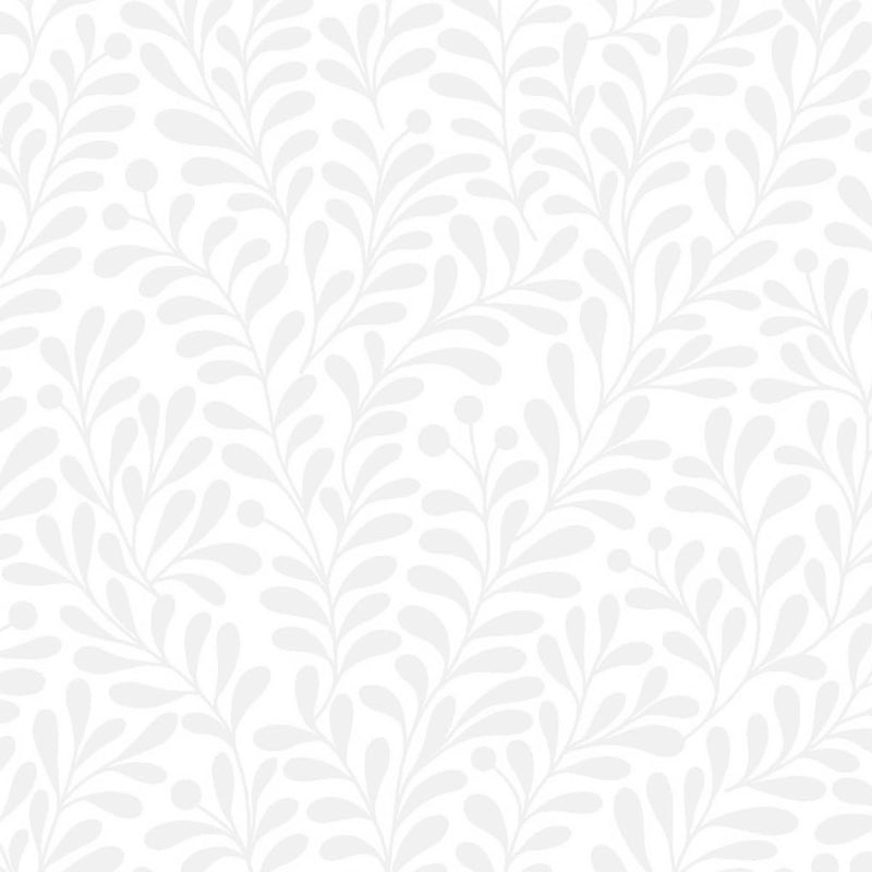 Tone on Tone - Leaf Fronds White/White | OA557611