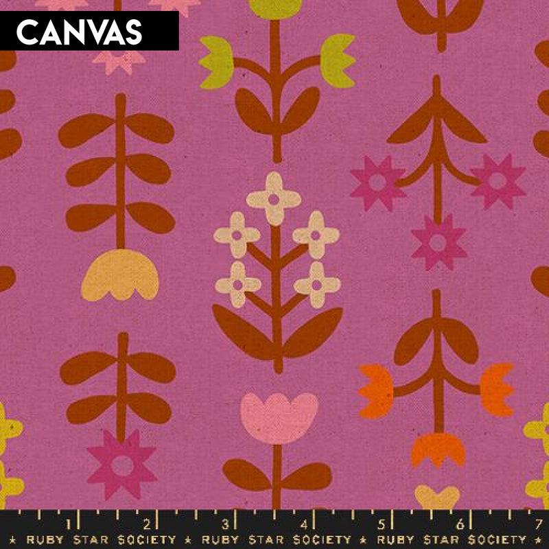 Favorite Flowers - Canvas Linen Meadow Florals Wildflower | RS5151-16L