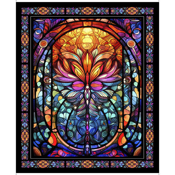 Radiant Reflections - Stained Glass Panel Multi | 2600-30393-X