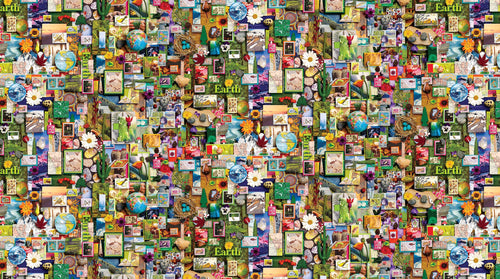 Color Collage II - Earth Collage - Green | DP25233-75