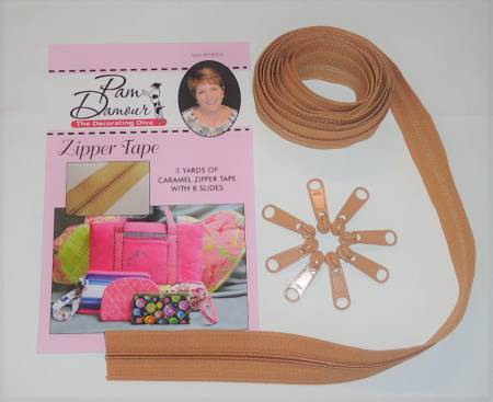 Pam Damour - Zippers 3 Yard | Caramel