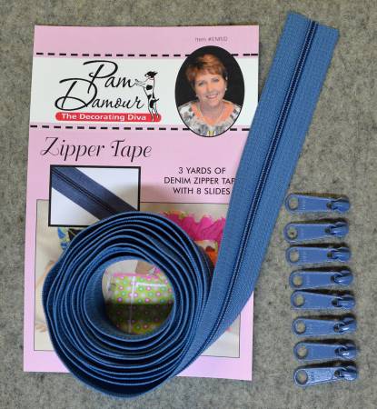 Pam Damour - Zippers 3 Yard | Denim