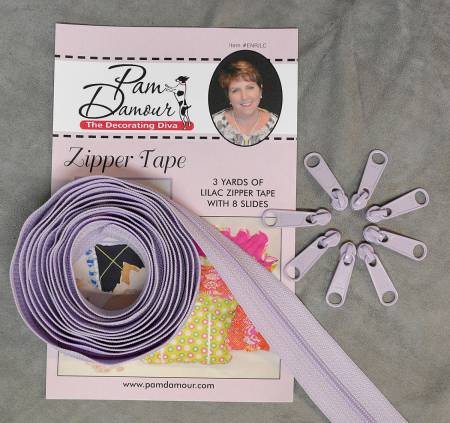 Pam Damour - Zippers 3 Yard | Lilac