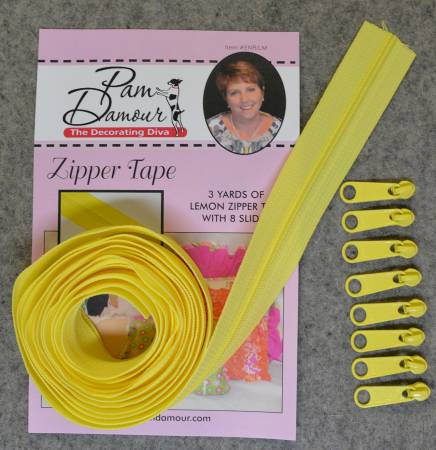 Pam Damour - Zippers 3 Yard | Lemon