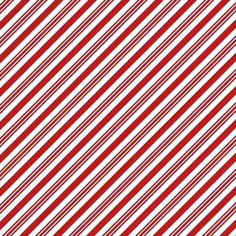 Gingerbread Dreams - Candy Cane Diagonal Stripe | HOLIDAY-CD1465