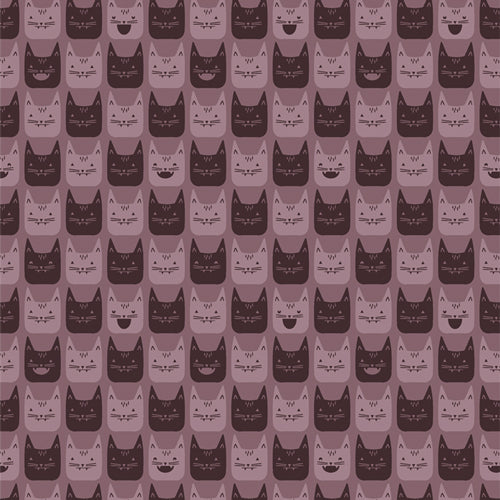 Ghostly & Haunted - Midnight Meows Purple | GHH13139