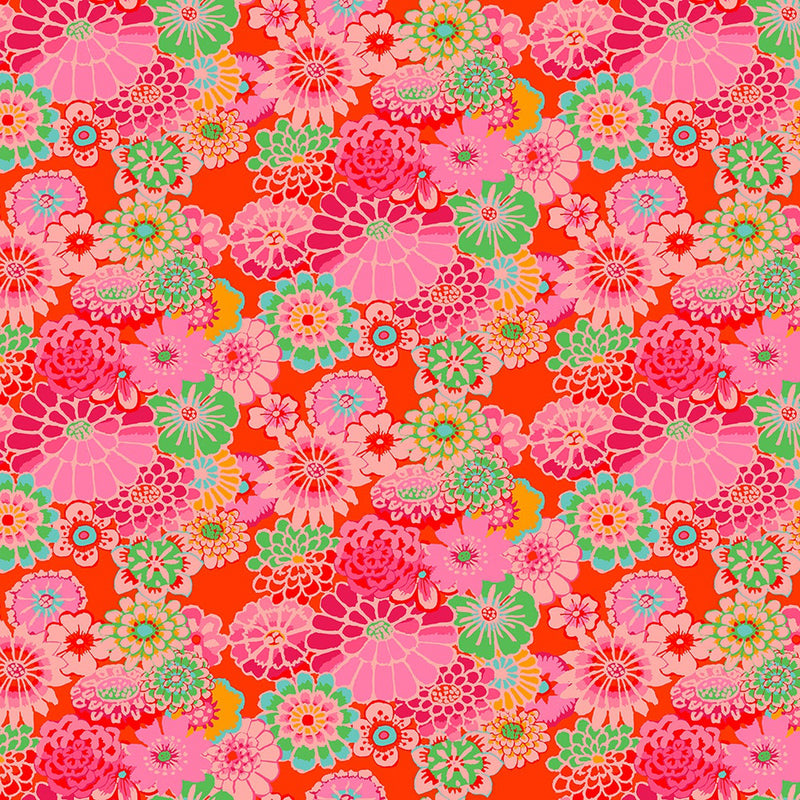 Kaffe Fassett Collective - Asian Circles Tomato | GP89.TOMA