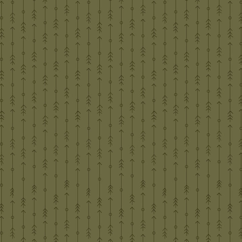 The Mountains Are Calling - Arrow Stripe Green | HEG3135-66
