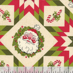 My Childhood Christmas - Patchwork Santa Red | 1406-86