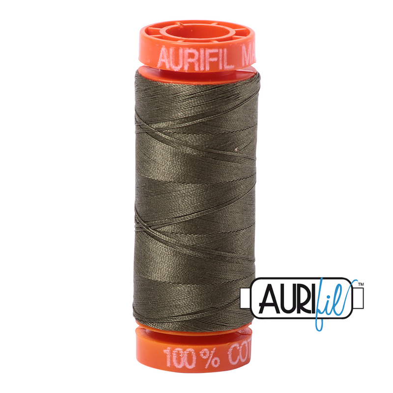 Aurifil 50WT Cotton Small - Army Green | BMK50-2905 ***