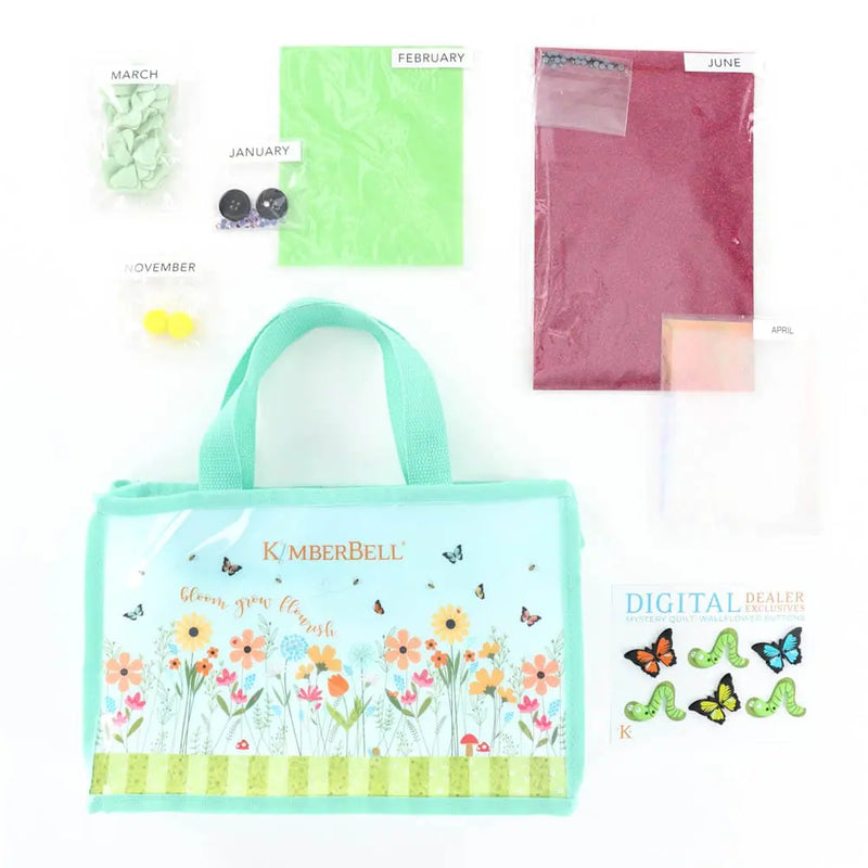 Kimberbell Designs | 2025 Digital Dealer Exclusive Mystery Quilt: Wallflower - Embellishment Kit