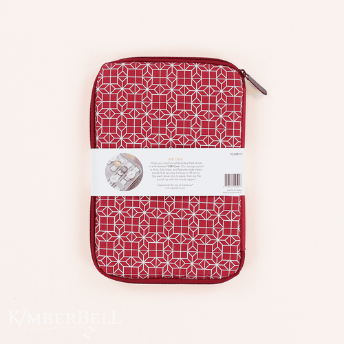 Kimberbell Designs | Cranberry Star USB Case