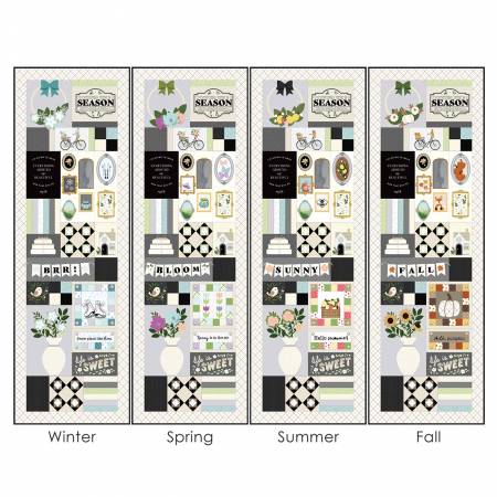 Kimberbell Designs - Quilting Through the Seasons Fabric Kit | KIT-MASQTTS
