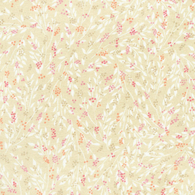 Unicorn Meadow - Cream Leaves | WEL-22419-84 RK