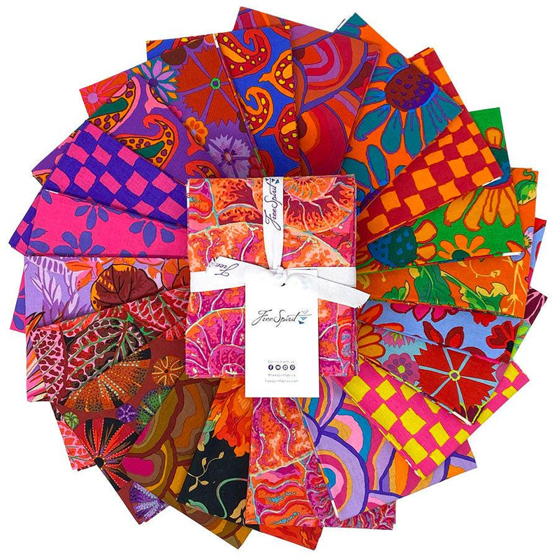 Kaffe Fassett Collective August 2024 - Fat Quarter Bundle Hot | FB4FQGP.AUG24HOT