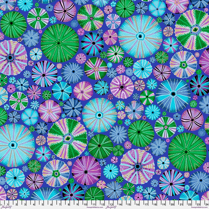 Kaffe Fassett Collective August 2024 - Urchin Blue | PWPJ125.BLUE